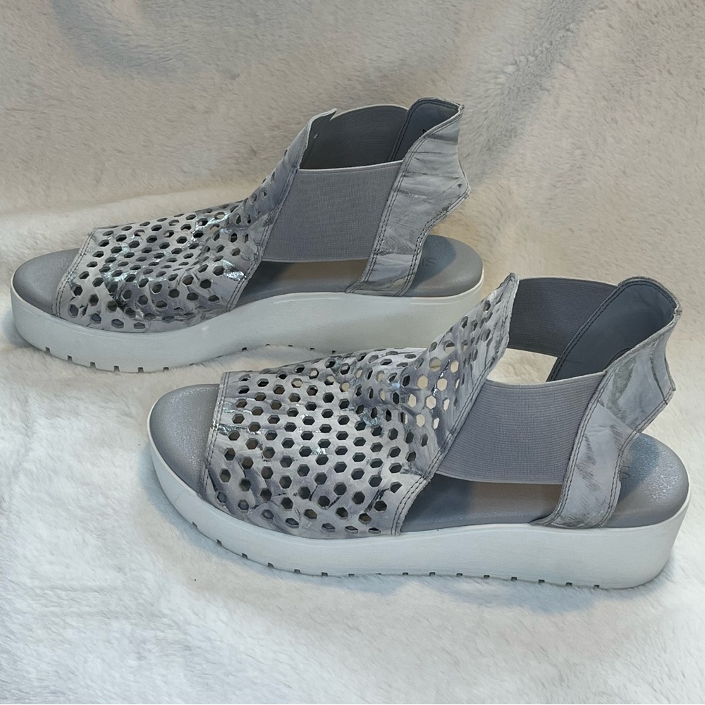 New Silent D Odeya Cloudy Mix Platforms Leather S… - image 5